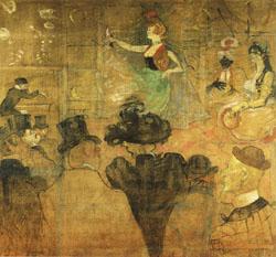 Henri De Toulouse-Lautrec The Moorish Dance Norge oil painting art